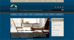 Desktop Screenshot of pomsconnects.com